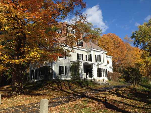 Ein malerisches Haus in Newfane.